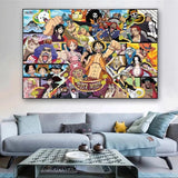Classic Anime One Piece HD Canvas Painting Monkey D. Luffy Poster Print Watercolor Wall Art Picture Modern Home Decor Kids Gifts