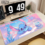 Kawaii Stitch Anime Mouse Pad Large PC Cartoon Gaming Accessories Protector Office Laptop Non Slip Gamer Cabinet Desk Mat Carpet