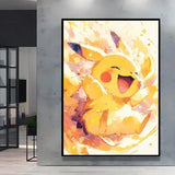 Classic Anime Pokemon Umbreon Flareon Canvas Painting Anime Wall Art Prints HD Poster Picture Print Home Living Room Decor