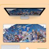 HD New Kawaii Girl Frieren At The Funeral Mouse Pad XXL 800x400mm Mausepad Large Laptop Gaming PC MousePad Rubber Anime Desk Mat
