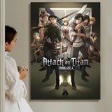 A-A-Attack On T-T-Titan S-s-Season Anime Painting Calligraphy HD Waterproof Canvas Poster Art: Aesthetic Wall Decor Home
