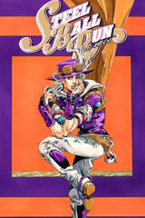 Japanese Anime Steel Ball Run Poster Print Gyro Zeppeli JoJo's Bizarre Adventure Poster Comics Wall Art Canvas Painting Decor
