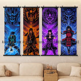 Naruto Home Decoration Canvas Hanging Painting Uchiha Madara Wall Art Prints Scrolls Pictures Hot Blooded Japanese Anime Poster