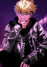 Aesthetic Mikey Hanma Shuji Manga Canvas Painting Japanese Anime Figure Tokyo Revengers Poster Wall Art Mural Kawaii Room Decor