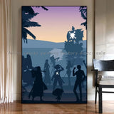 Anime Luffy Poster Printing Canvas Painting Home Living Room Suitable for Bedroom Bar Cafe Entrance Art Wall Painting Decoration