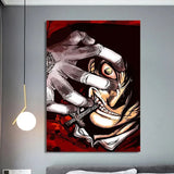 Horror Anime Hellsing Ultimate Posters Manga Canvas Painting Prints Home Decor Living Room Study Decoration Mural Wall Art
