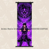 Naruto Home Decoration Canvas Hanging Painting Uchiha Madara Wall Art Prints Scrolls Pictures Hot Blooded Japanese Anime Poster