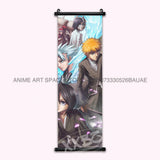Anime BLEACH Figures Posters Kurosaki Ichigo Wall Art Scrolls Picture Kuchiki Rukia Home Decor Canvas Japanese Hanging Painting