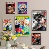 Popular Japanese Anime SAKAMOTO DAYS Prints Poster Figure Taro Sakamoto Canvas Prints Wall Art Home Decor Art Poster Fans Gifts