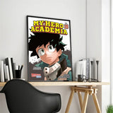 Japan Anime Figure My Hero Academia Aesthetic Cover Posters and Prints Canvas Painting Wall Arts Pictures Room Decoration Gifts