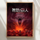 A-Attack On Anime T-Titan Poster High Quality Print Waterproof Wall Art Sticker For Bar Living Room Decor Gift
