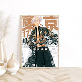 Anime Tokyo R-Revengers Poster  Self-adhesive Art Waterproof Paper Sticker Coffee House Bar Dorm Room Wall Decor