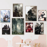 NieR Automata Anime Anime Canvas Painting Poster Home Living Room Bedroom Bar Cafe Art Decor Anime Wall Art Room Decor