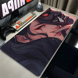 Mouse Pad PC Anime Sexy Girls Keyboard Rug Black and White Manga Mousepad Laptop Gaming Desk Mat XXL Devil Oni Mask Soft Carpet