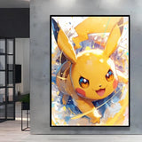 Classic Anime Pokemon Umbreon Flareon Canvas Painting Anime Wall Art Prints HD Poster Picture Print Home Living Room Decor