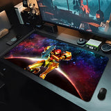 Gamer Gaming Accessories Large Mouse Pad M-Metroids Laptop Office Table Pads Keyboard Rubber Desk Mat 900x400 Pc Anime Mousepad