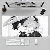 New Genshin Impact Desk Mat Anime Gaming Cool Durin Flins Gaming Mouse Pad Lock Edge 1000x500mm Playmat Office Keyboard Mousepad