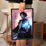 Anime My Hero Academia Dabi Poster Self-adhesive Art Waterproof Paper Sticker Coffee House Bar Room Wall Decor