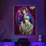 Neuro Supernatural D-Detectives Poster Versatile HD Waterproof Wall Art Self-Adhesive Decor For Any Space Ideal Gift
