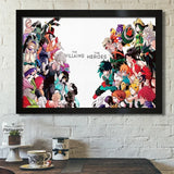 Japan Cartoon Anime My Hero Academia Canvas Painting Wall Art Nordic Poster and Prints Aesthetic For Living Home Decoration Gift