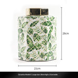 Light-luxury Zen-inspired Iron And Ceramic Art Piece For Home Decor