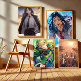 Anime Tokyo Revengers Self-adhesive Art Poster HD Quality Wall Art Retro Posters for Home Home Decor