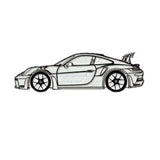 Cross-border Modern Metal Sports Car Wall Art Decoration