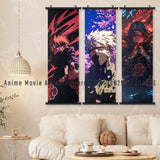 Naruto Wall Art Canvas Hanging Painting Anime Figures Hatake Kakashi Print Posters Scrolls Pictures Home Decoration Room Mural