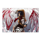 Anime Attack on Titan Poster  Levi Allen Mikasa Figure Wall Art Canvas Print for Bedroom Living Room Decor  Perfect Gift