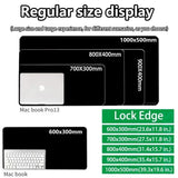 Mousepad Large Laptop Virtual Diva H-Hatsune Miku Anime Mouse Pad Office Accessories Keyboard Desk Mat Cute Girl Soft MousePads