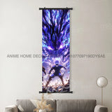 Jujutsu Kaisen Anime Poster Room Canvas Print Hanging Painting Wall Art Megumi Fushiguro Scrolls Picture Home Decoration Mural