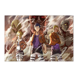 Anime Attack on Titan Poster  Levi Allen Mikasa Figure Wall Art Canvas Print for Bedroom Living Room Decor  Perfect Gift