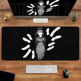 Comic Chainsaw Man XXL Mouse Pad Anime reze Gamer Makima Gaming Accessories 400x900mm Large Keyboard Desk Mat Computer Keyboard