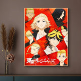 popular anime Tokyo Revengers Poster HD Waterproof Self-Adhesive Wall Art – Multi-Scene Use, Top Gift Pick