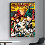 My Hero Academia Kaminari Denki Classic Anime Anime Posters Sticky HD Quality Wall Art Retro Posters for Home Room Wall Decor