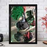 Japan Cartoon Anime My Hero Academia Canvas Painting Wall Art Nordic Poster and Prints Aesthetic For Living Home Decoration Gift