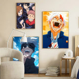 Jujutsu Kaisen Anime Whitepaper Poster Waterproof Paper Sticker Coffee House Bar Aesthetic Art Wall Painting
