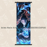 Hot Blooded Anime Jujutsu Kaisen Print Canvas Poster Satoru Gojo Home Decoration Mural Wall Art Scrolls Picture Hanging Painting