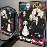 Anime T-Tokyo R-Revenger Painting Calligraphy High-Quality Cotton Canvas Poster Wall Art for Living Room Modern  House Decor