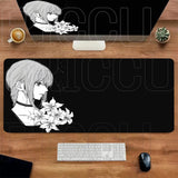 Comic Chainsaw Man XXL Mouse Pad Anime reze Gamer Makima Gaming Accessories 400x900mm Large Keyboard Desk Mat Computer Keyboard