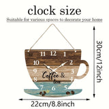 American Retro 2D Flat-Print Wooden Wall Guesthouse Wall Art Restaurant Home Hanging Decor