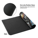 Gaming Large Mouse Pad Anime Kingdom Hearts Non-Slip Laptop Notebook Mousepad Desk Decor Extended Mouse Mats Office Keyboard Pad