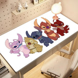 Kawaii Stitch Anime Mouse Pad Large PC Cartoon Gaming Accessories Protector Office Laptop Non Slip Gamer Cabinet Desk Mat Carpet