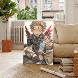 Anime My Hero Academia Hawks Classic Anime Poster Self-adhesive Art Waterproof Paper Sticker Coffee House Bar Room Wall Decor