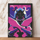 Japanese Classic Anime Pokemon Canvas Painting Lugia Ho-Oh HD Poster and Print Watercolor Wall Art Picture Home Decor Kids Gifts