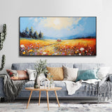 Natural Scenery Paintings Art Hand Painted Canvas Oil Painting Wall Art Scene Wall Pictures Large Art For Living Room Decor