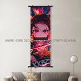 Anime Demon Slayer: Kimetsu No Yaiba Figures Poster Canvas Print Hanging Painting Wall Art Scrolls Picture Home Decoration Mural