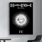 Hot Anime Death Note Canvas Prints Poster Figure Ryuk Yagami Raito L Misa Amane Wall Art Home Decoration Art Poster Fans Gifts