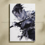 Hot Blooded Anime Naruto Home Decorative Canvas HD Prints Paintings Ink Style Pictures Uchiha Itachi Wall Art Frameless Poster