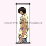 Anime BLEACH Figures Posters Kurosaki Ichigo Wall Art Scrolls Picture Kuchiki Rukia Home Decor Canvas Japanese Hanging Painting